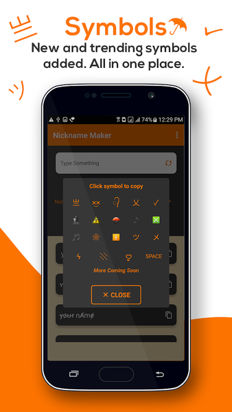 Nickname Maker: Gamer names - Image screenshot of android app
