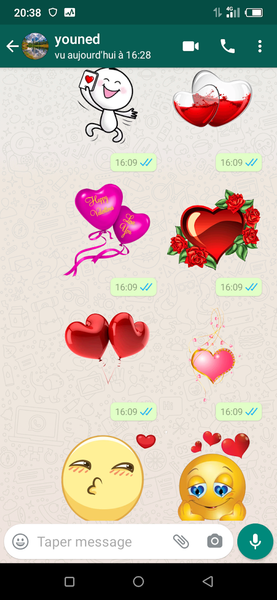 WASticker - Love Stickers - عکس برنامه موبایلی اندروید