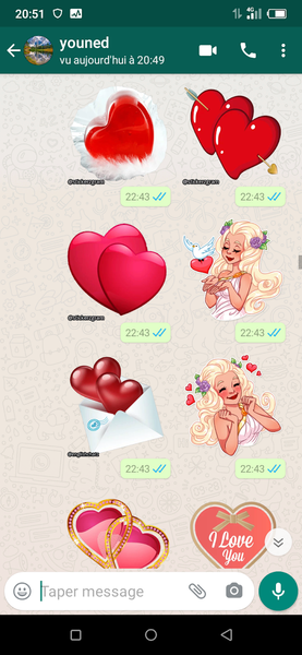 WASticker - Love Stickers - عکس برنامه موبایلی اندروید