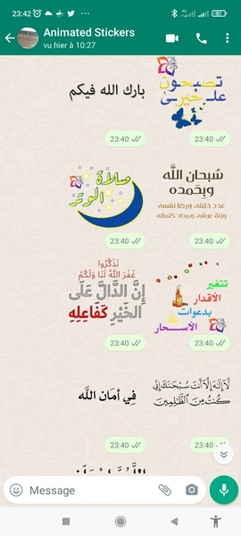 Islamic Stickers-WASticker - Image screenshot of android app