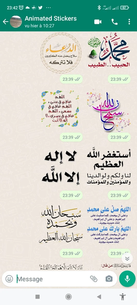 Islamic Stickers-WASticker - Image screenshot of android app