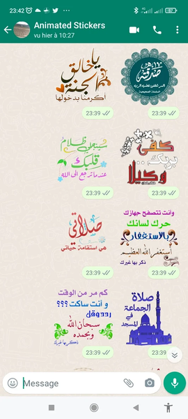 Islamic Stickers-WASticker - Image screenshot of android app