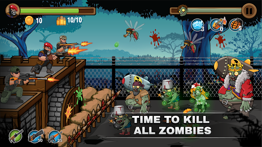 Zombie Legends : Tap & Drag - Gameplay image of android game