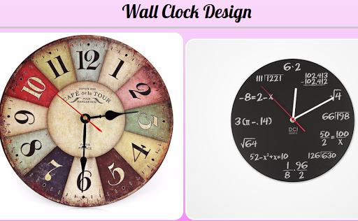 Wall Clock Design - عکس برنامه موبایلی اندروید