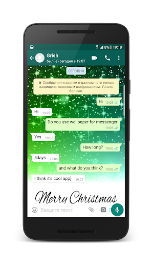 Whats Wallpaper, Chat Messages - عکس برنامه موبایلی اندروید