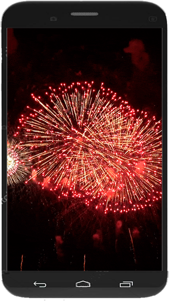 Animated Fireworks Background - Image screenshot of android app