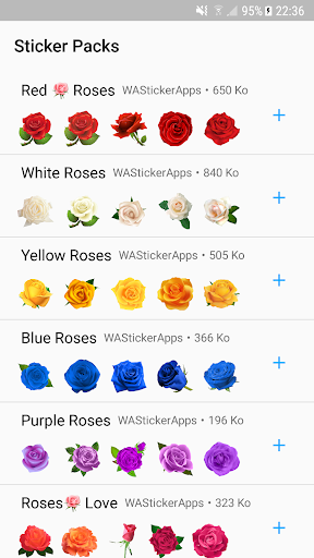 WAStickerApps 🌹Flowers And Roses - عکس برنامه موبایلی اندروید