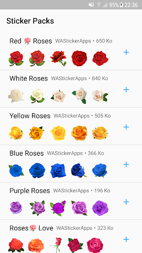 WAStickerApps 🌹Flowers And Roses - Image screenshot of android app