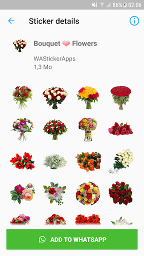 WAStickerApps 🌹Flowers And Roses - Image screenshot of android app