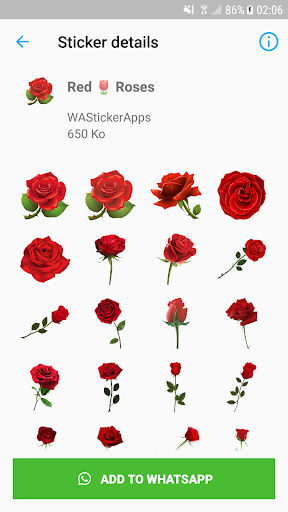 WAStickerApps 🌹Flowers And Roses - Image screenshot of android app