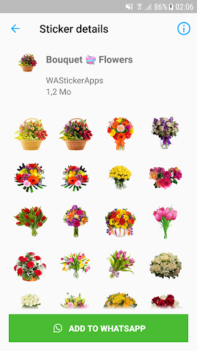 WAStickerApps 🌹Flowers And Roses - عکس برنامه موبایلی اندروید