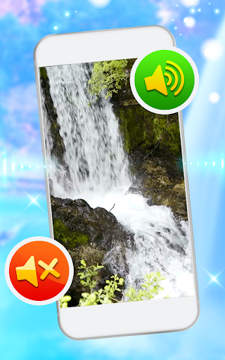 Waterfall Sound Live Wallpaper - Image screenshot of android app