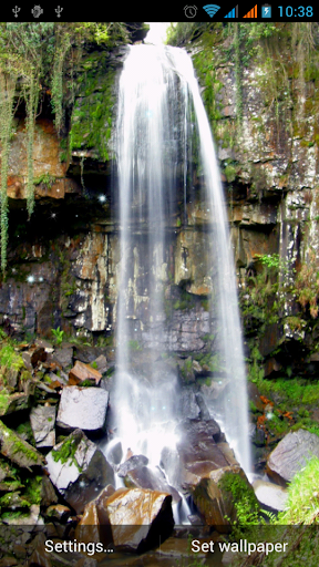 Waterfall Live Wallpaper - Image screenshot of android app