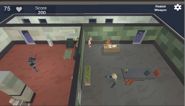 The Heist  top down (Online & - Gameplay image of android game