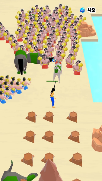 Indian Rani in Danger - Gameplay image of android game
