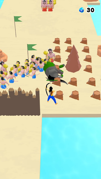 Indian Rani in Danger - Gameplay image of android game