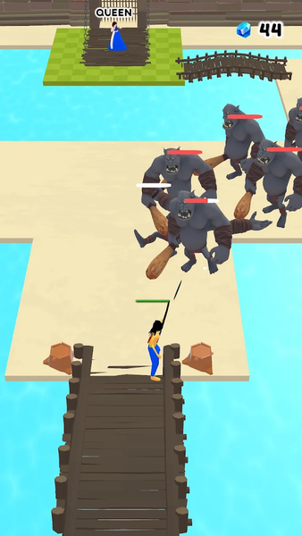Indian Rani in Danger - Gameplay image of android game