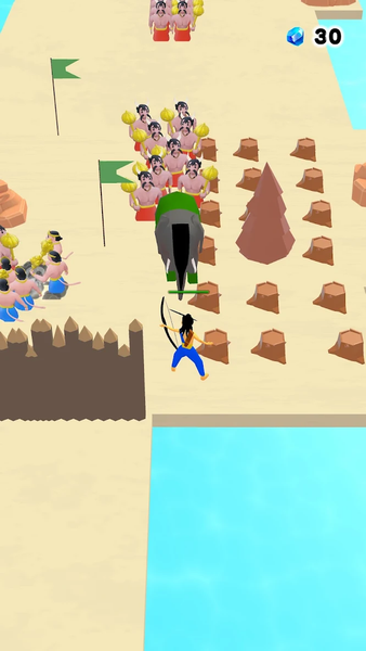 Indian Rani in Danger - Gameplay image of android game