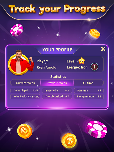 Backgammon Clubs - عکس بازی موبایلی اندروید