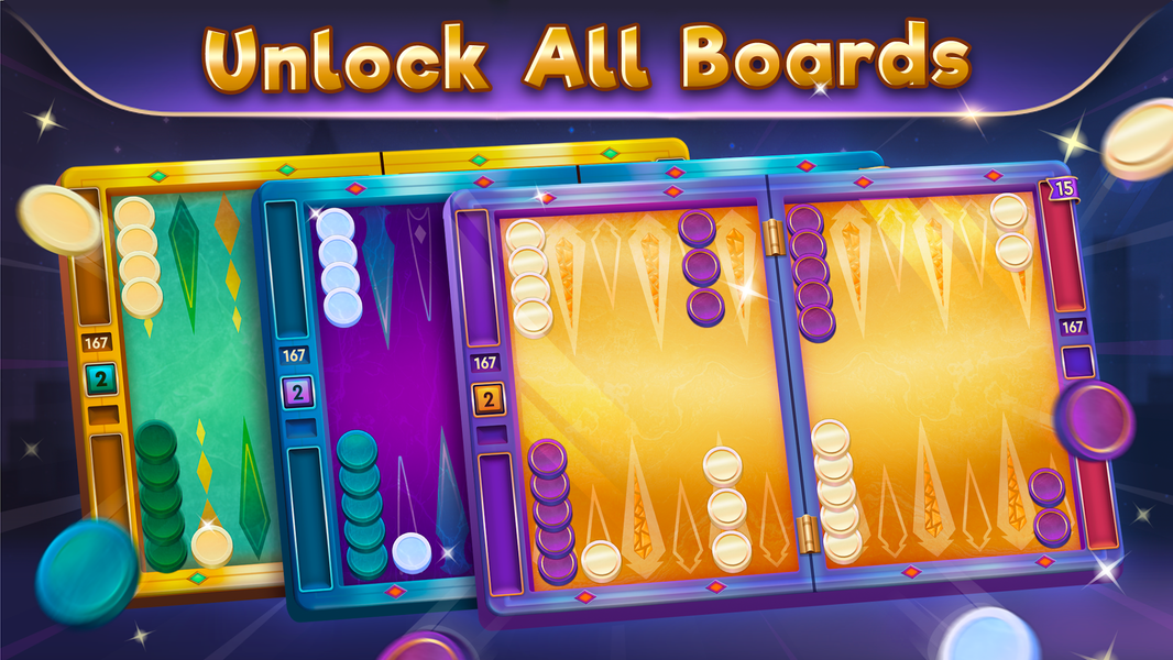 Backgammon Clubs - Gameplay image of android game