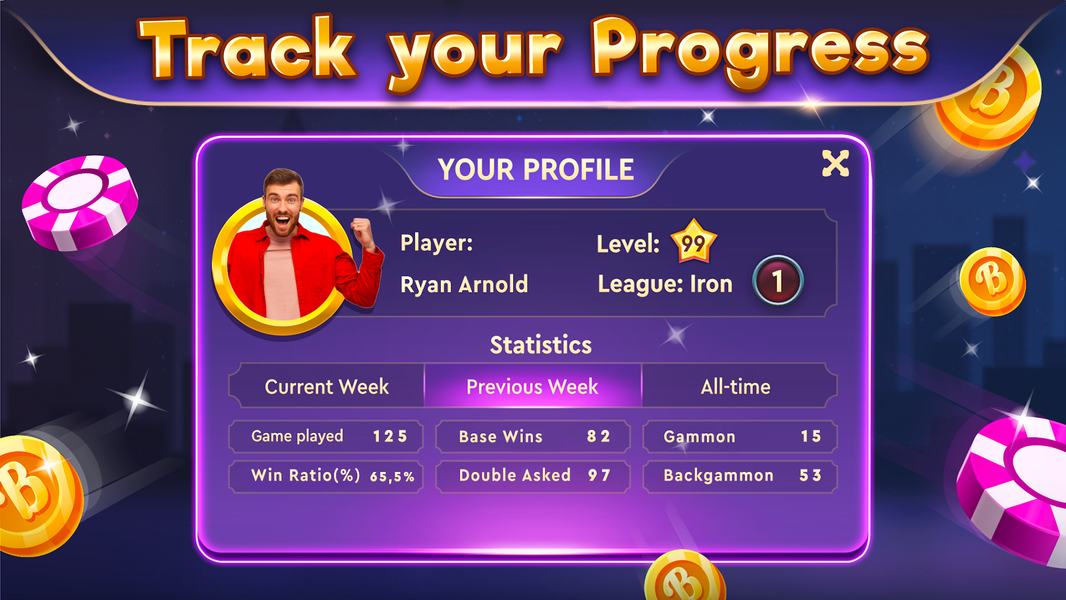 Backgammon Clubs - عکس بازی موبایلی اندروید