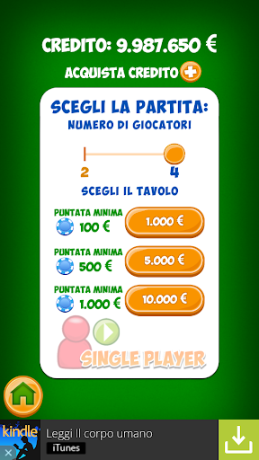 Italian Blackjack - Gameplay image of android game