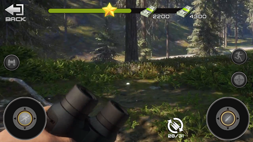 Wilderness Hunting：Shooting Prey Game - Gameplay image of android game