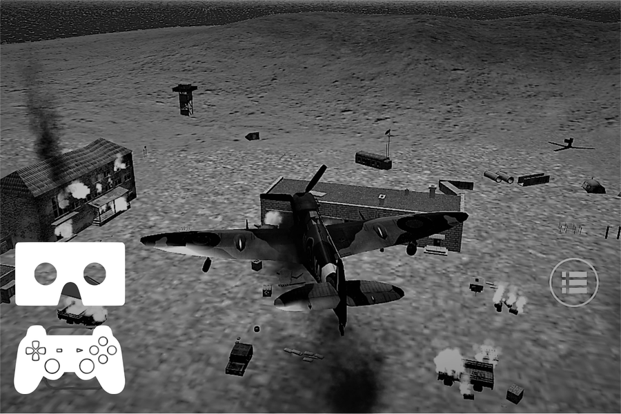 WW2 Aircraft Strike VR GamePad - عکس برنامه موبایلی اندروید