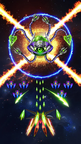 WindWings: Multiverse Shooter - Gameplay image of android game