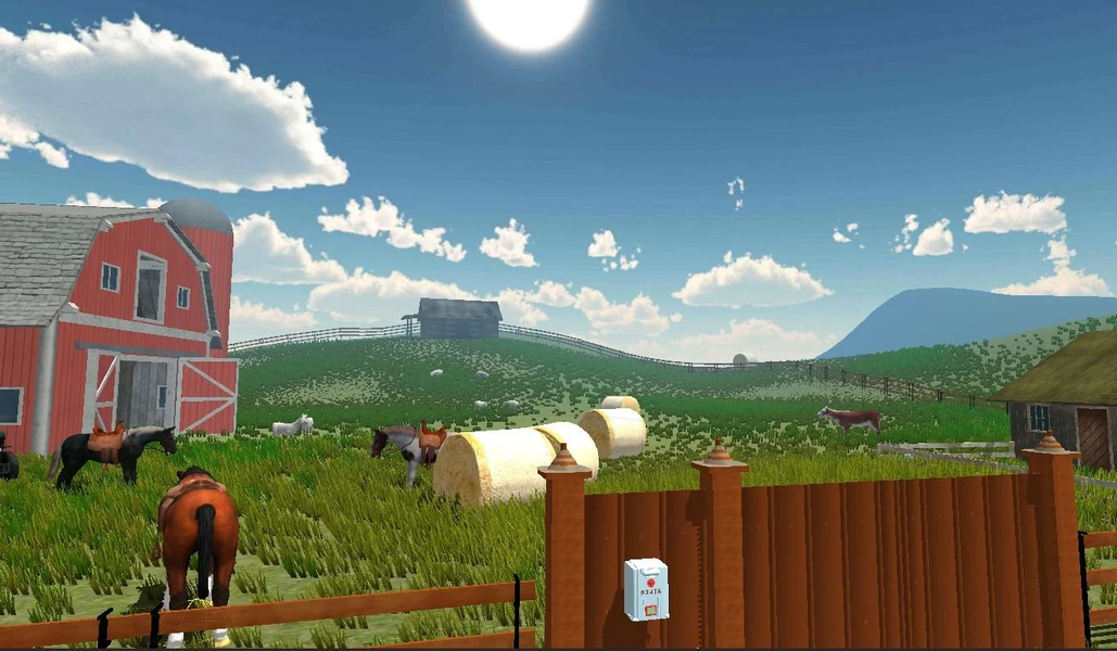 VR Horse Ride - Gameplay image of android game