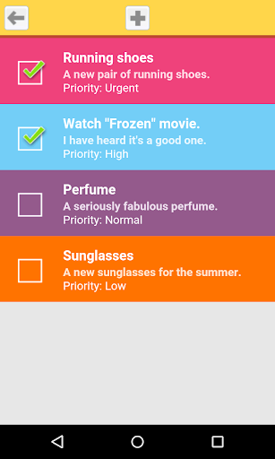 Wish List - Image screenshot of android app