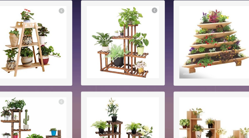 Wooden Flower Shelf Design - عکس برنامه موبایلی اندروید