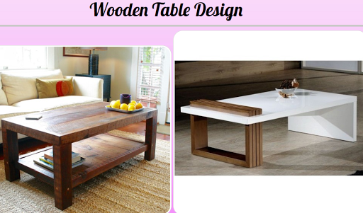 Wooden Table Design - Image screenshot of android app