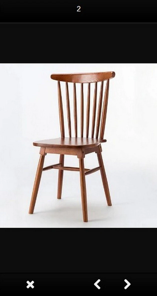 Wooden chair design - Image screenshot of android app