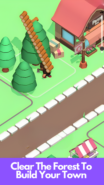 Idle Town Tycoon- Grow Town - Gameplay image of android game