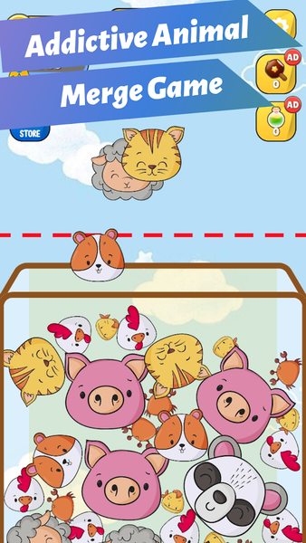 Animals Merge- Mix and Match - عکس بازی موبایلی اندروید