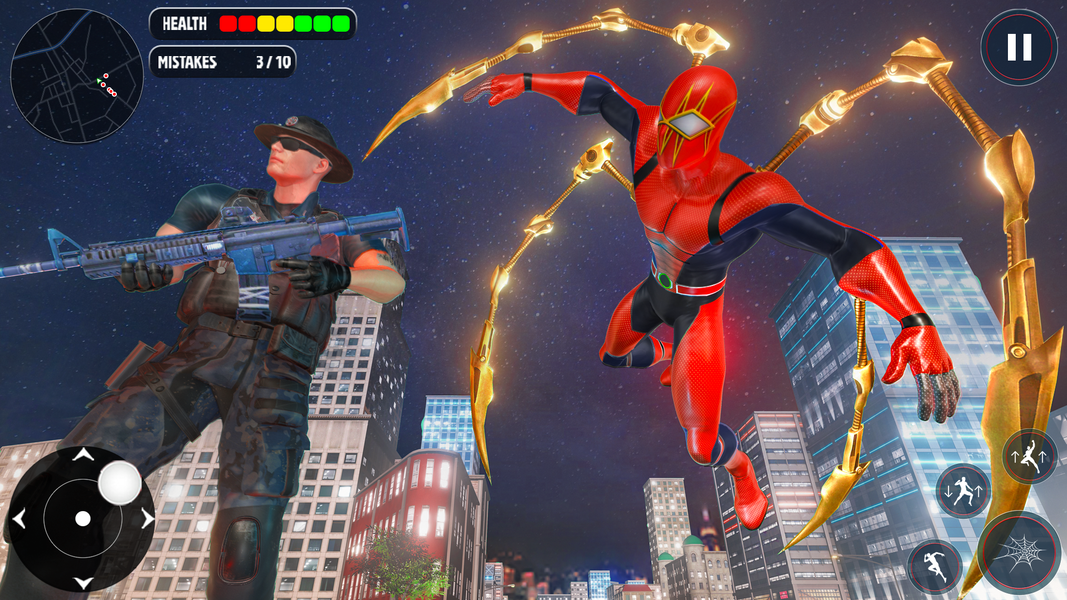 Spider Fighting Hero Man Game - Gameplay image of android game