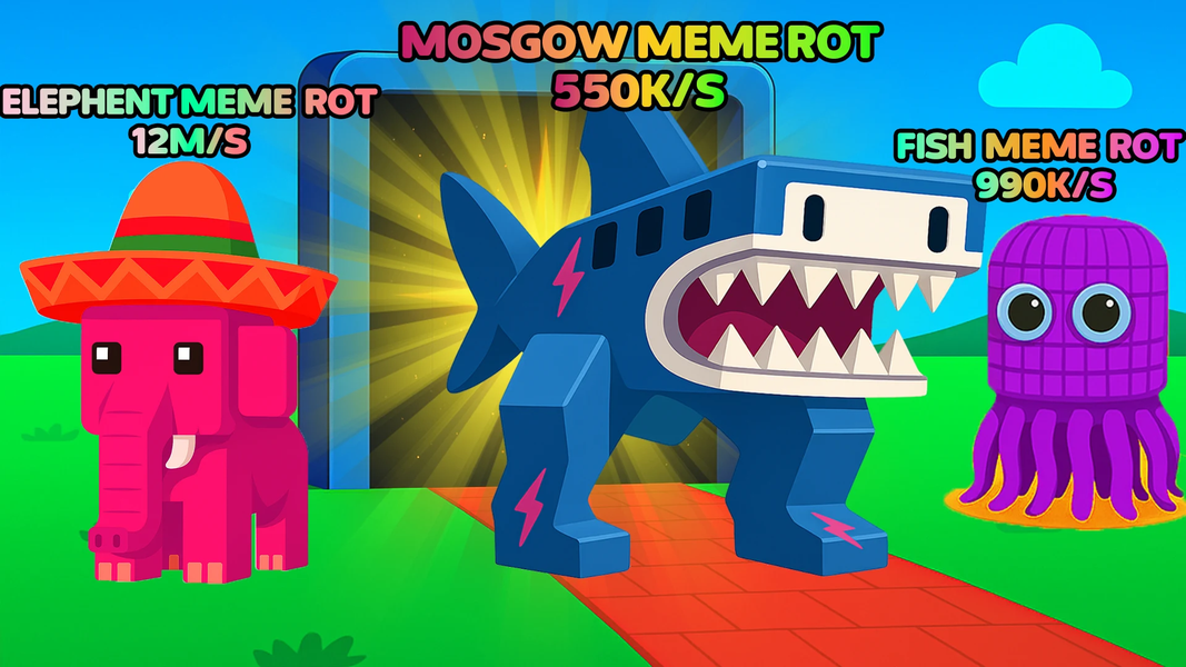 Steal and Catch the MemeRot ۳D - عکس بازی موبایلی اندروید