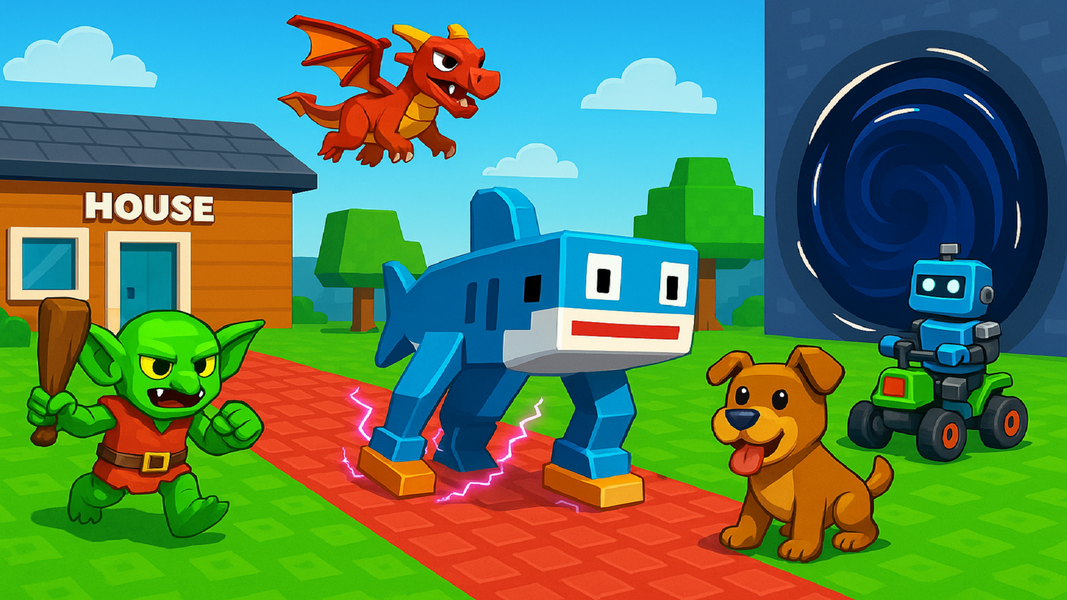 Steal and Catch the MemeRot ۳D - عکس بازی موبایلی اندروید