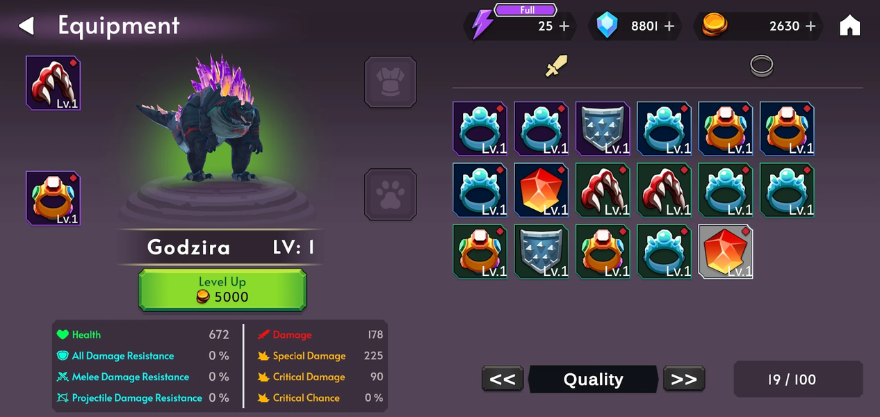 Kaiju Brawler- Godzilla Action - عکس بازی موبایلی اندروید