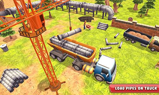 Loader & Dump Construction Truck - Gameplay image of android game