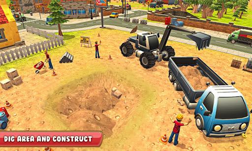 Loader & Dump Construction Truck - Gameplay image of android game
