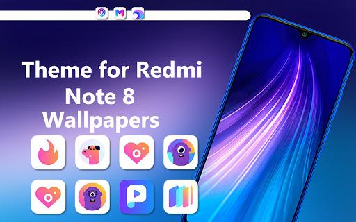 Theme for Xiaomi Redmi Note 8 - عکس برنامه موبایلی اندروید