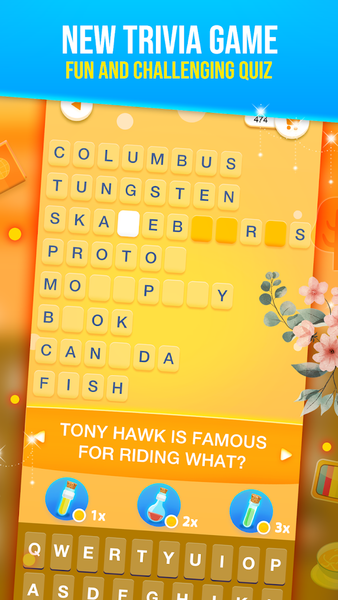 CrossWiz - Crossword Quiz - Gameplay image of android game