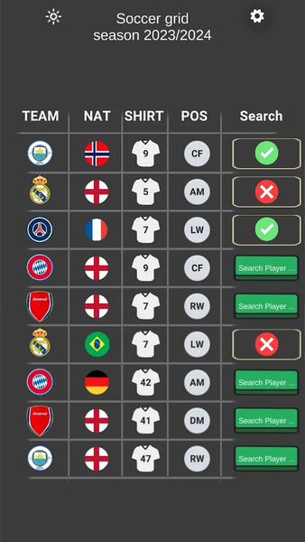 Soccer grid - عکس بازی موبایلی اندروید