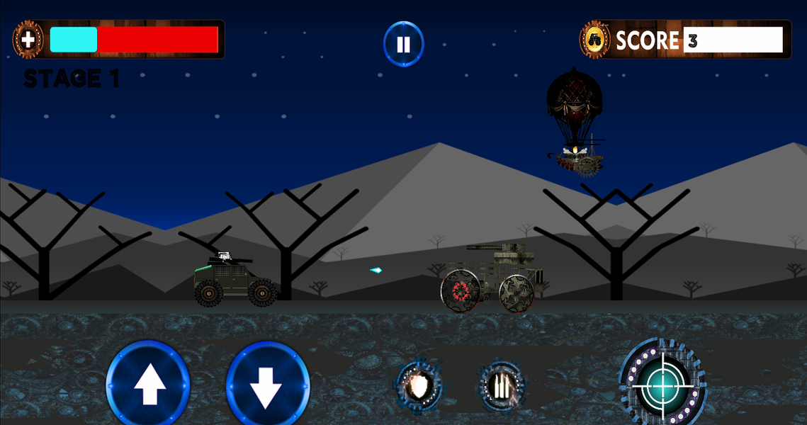 Tank Battle Action - Gameplay image of android game