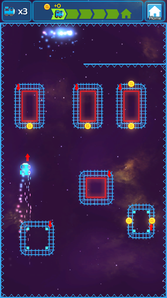 Space Train - Gameplay image of android game