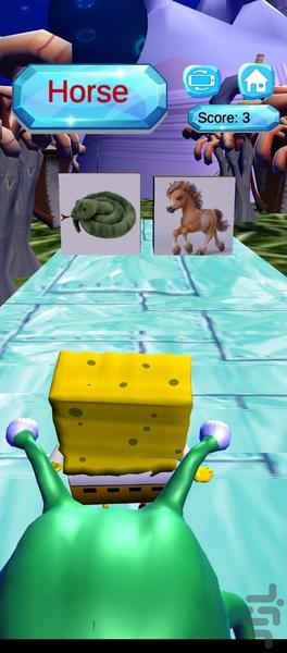 انگلیسی با باب اسفنجی - Gameplay image of android game