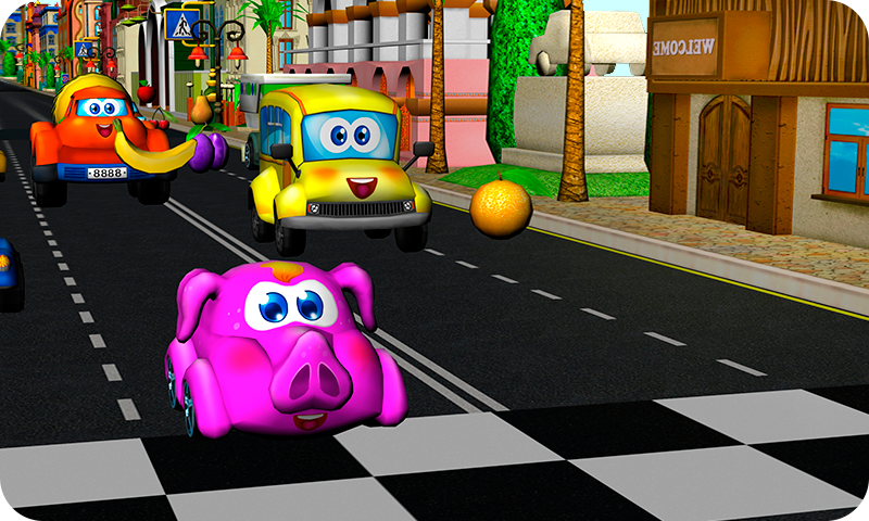 Kids - racing games - Gameplay image of android game