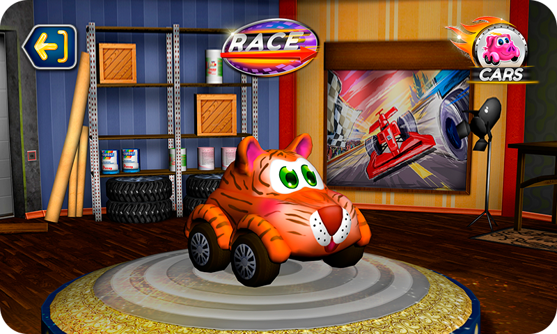 Kids - racing games - عکس بازی موبایلی اندروید